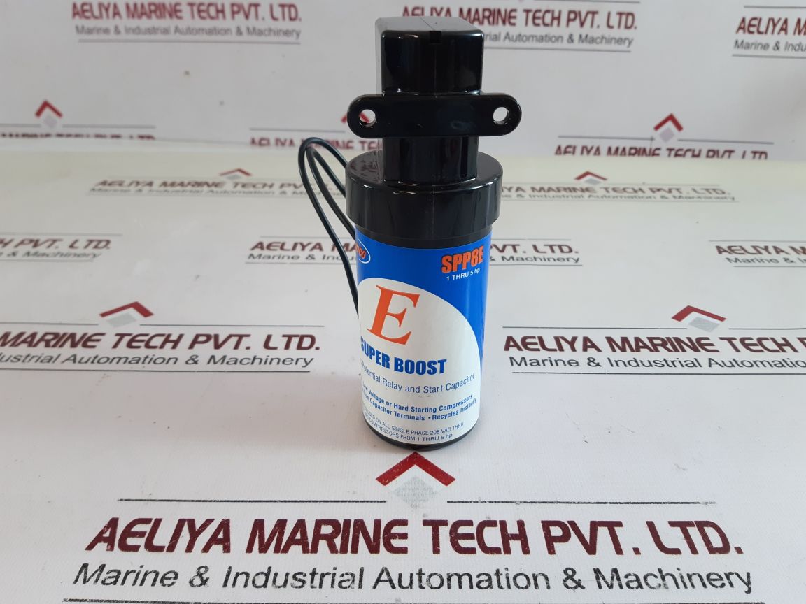 Supco Spp8E Electronic Potential Relay And Start Capacitor