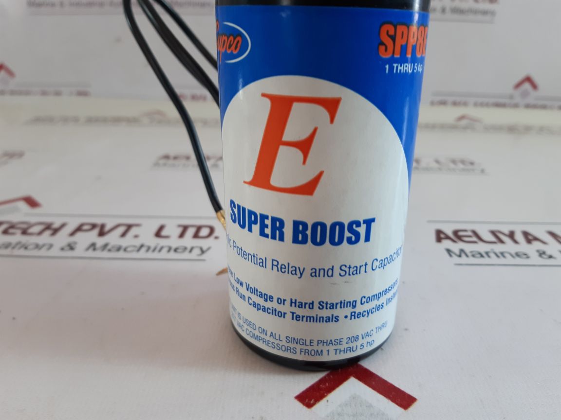 Supco Spp8E Electronic Potential Relay And Start Capacitor