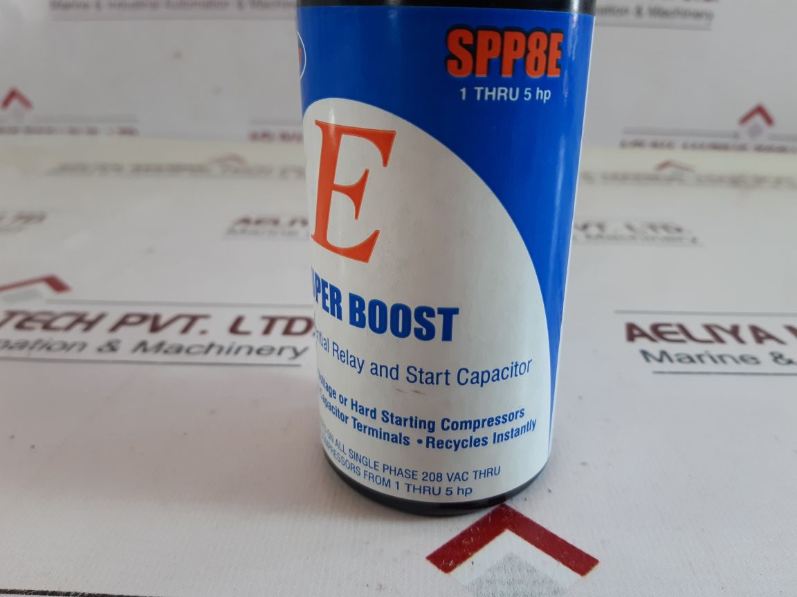Supco Spp8E Electronic Potential Relay And Start Capacitor