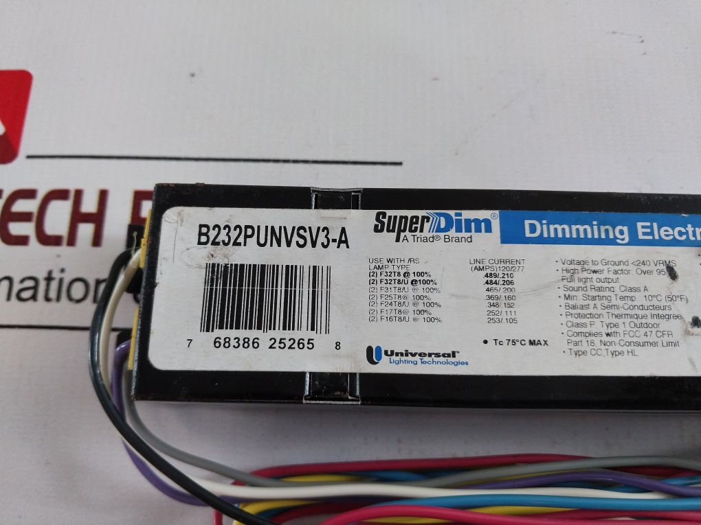 Super Dim B232Punvsv3-a Dimming Electronic Ballast