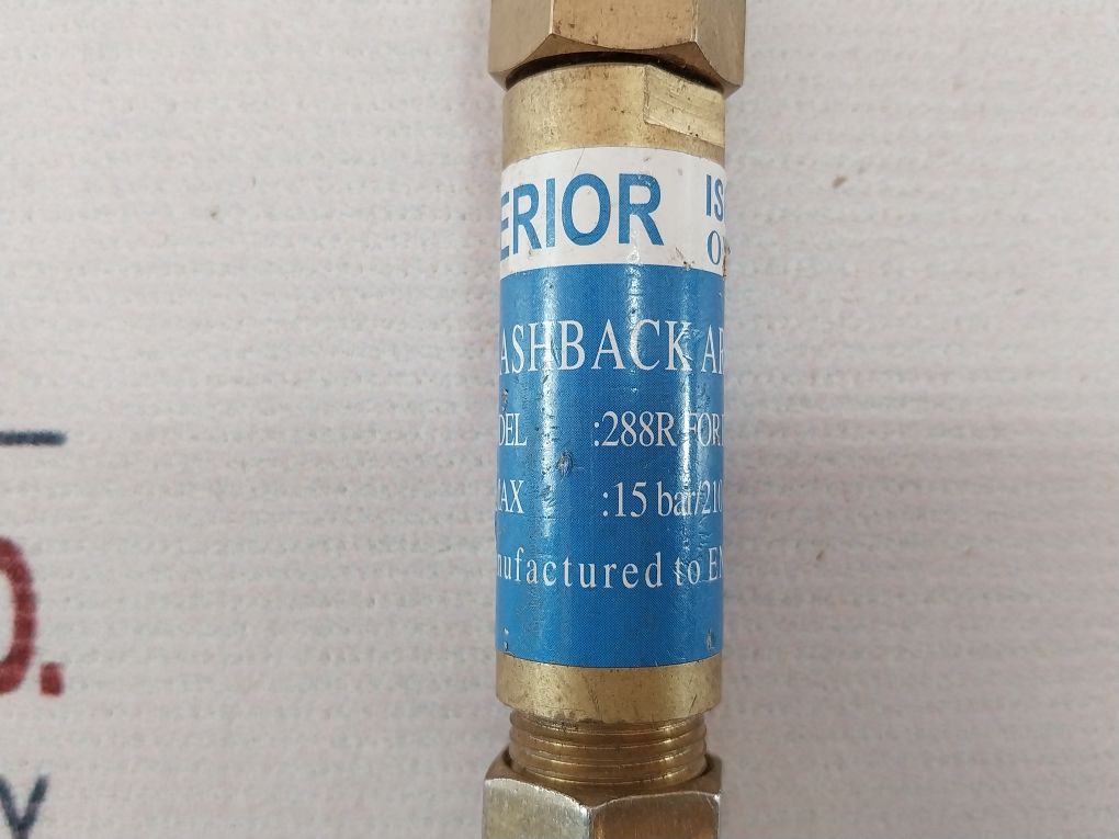 Superior 288R Flashback Arrestor For Regulator