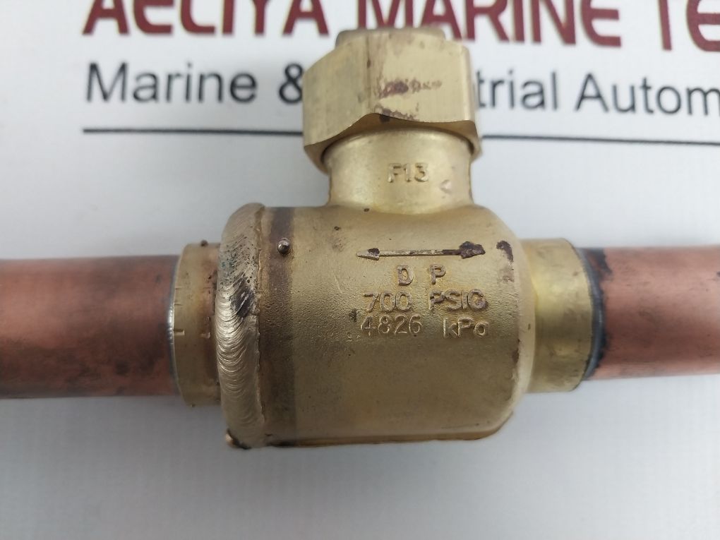 Superior 587Wa–14St Ball Valve/Refrigerant Valve Full Port 7/8 In Ods