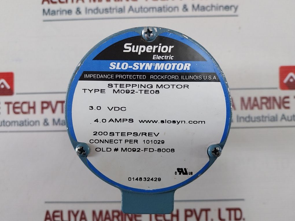 Superior Electric M092-te08 Stepping Motor 4.0 Amps