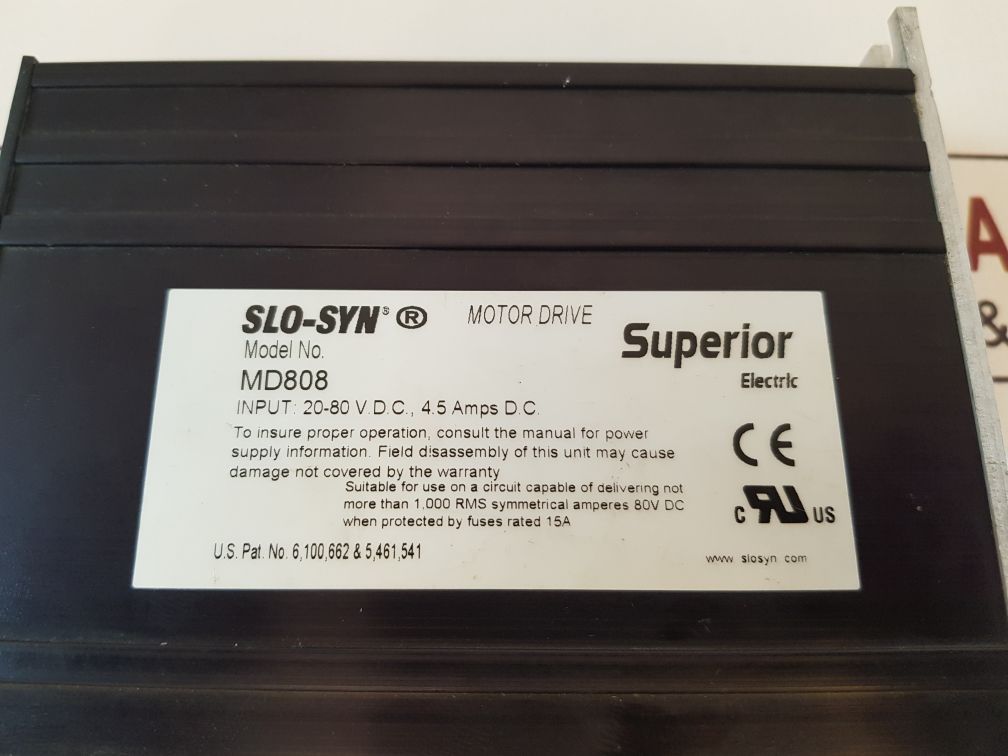 Superior Electric Slo-syn Md808 Motor Drive
