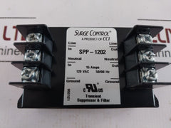 Surge Control Spp-1202 Transient Suppressor & Filter 15 Amps, 120 Vac