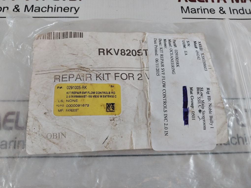 Svf Flow Controls 0291005-rk Repair Kit