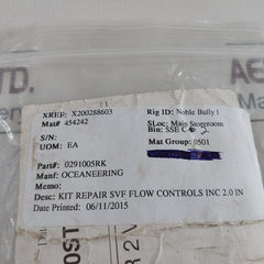 Svf Flow Controls 0291005-rk Repair Kit