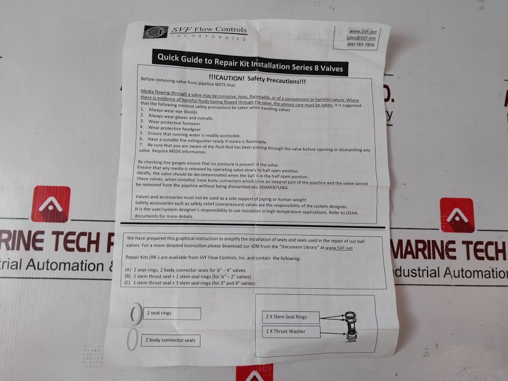 Oceaneering 0291006-rk Repair Kit