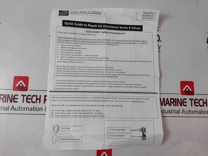 Oceaneering 0291006-rk Repair Kit
