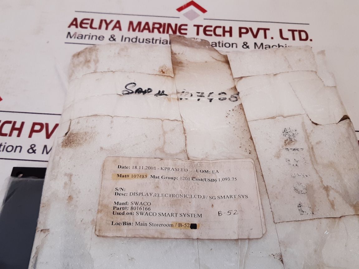 Swaco 8016166 Electronic Lcd Display