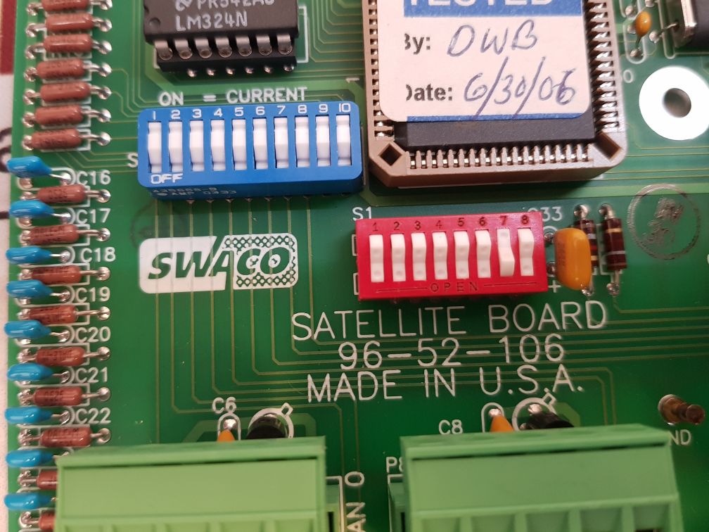 Swaco 96-52-106 Satellite Board 96-52-105 Rev.E