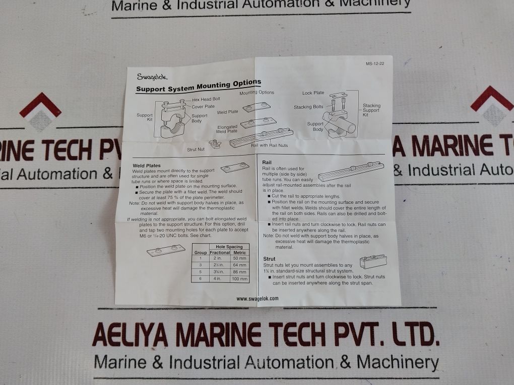 Swagelok 304-s3-pp-8T 1/2