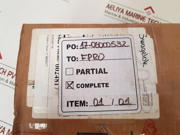 Swagelok Khf1Gjb818A60000 Pressure Reduction Valve