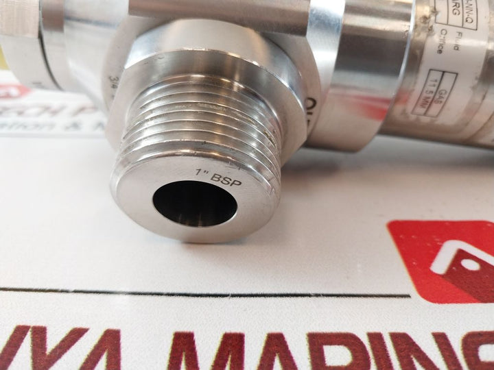 Swagelok Prvb8M-02-3-nn-q Pressure Relief Valve
