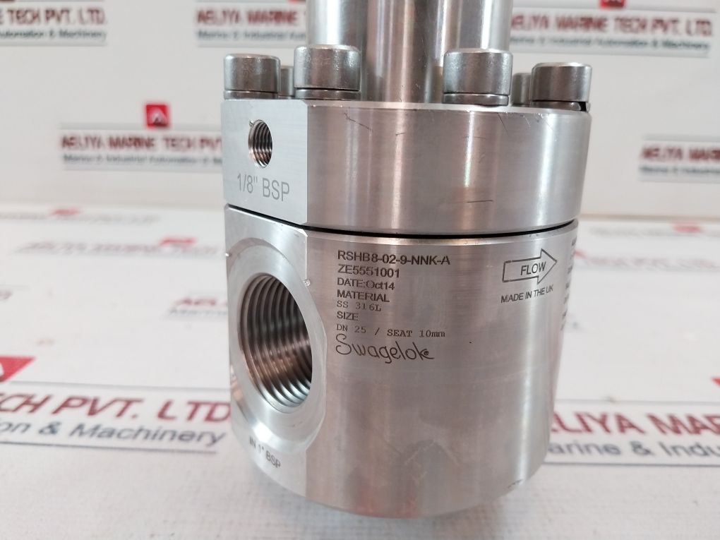 Swagelok Rshb8-02-9-nnk-a Pressure Regulator