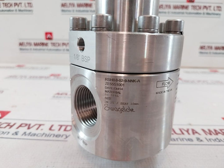 Swagelok Rshb8-02-9-nnk-a Pressure Regulator