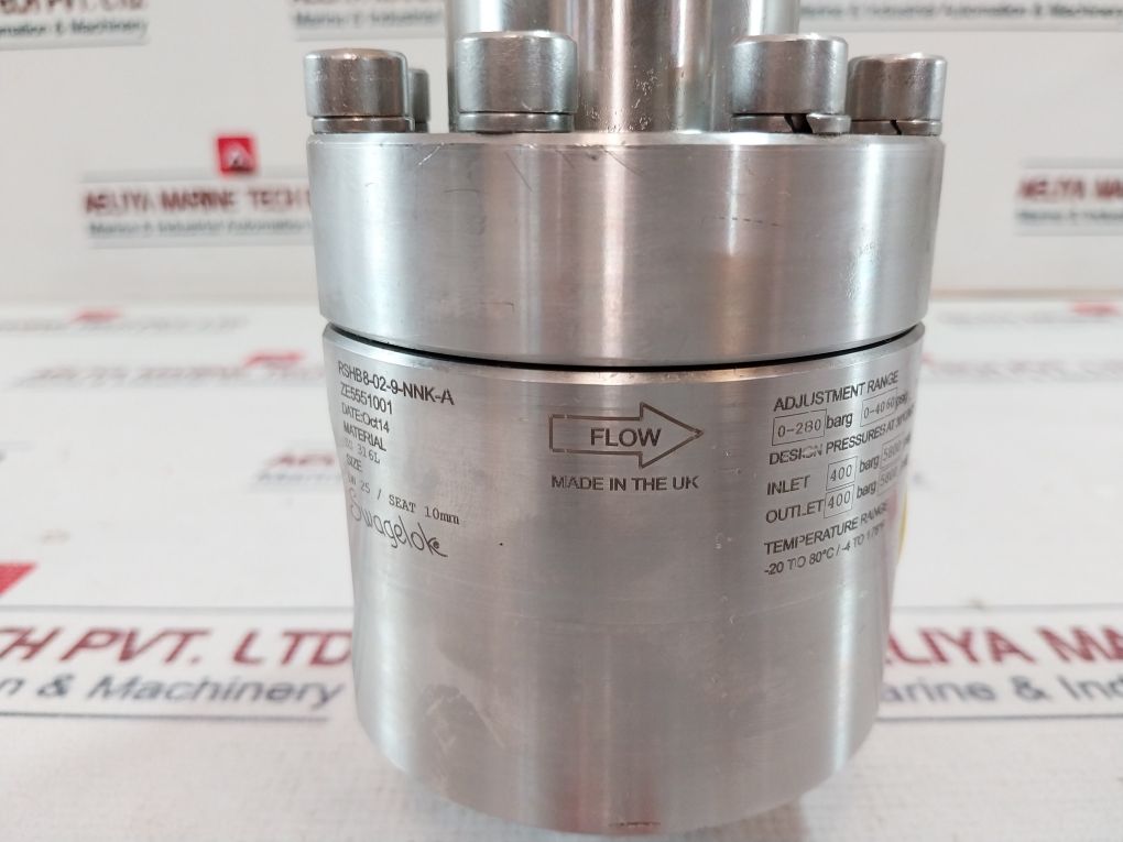 Swagelok Rshb8-02-9-nnk-a Pressure Regulator