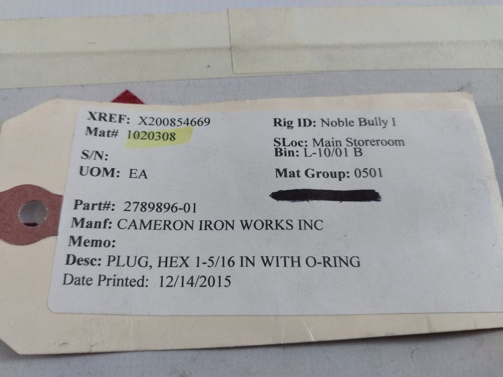 Swagelok Ss-16-pst Hex Head Plug