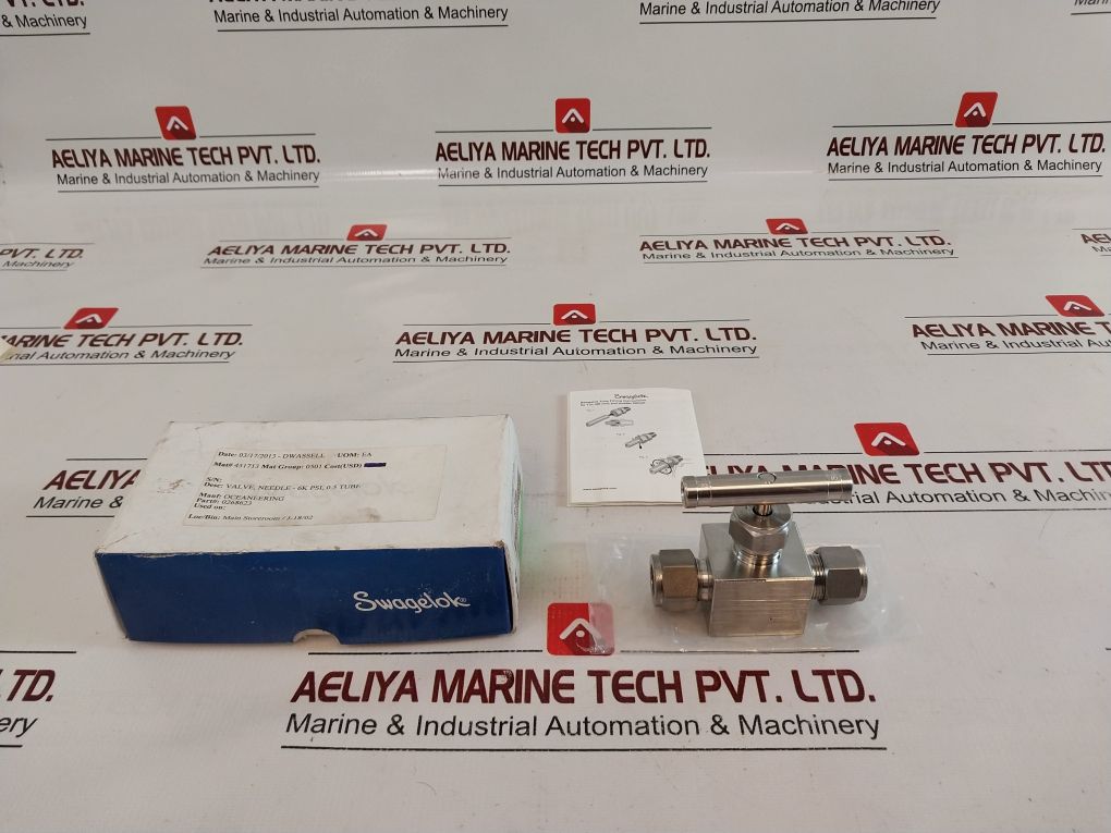 Swagelok Ss-26Vs8 Bonnet Needle Valve
