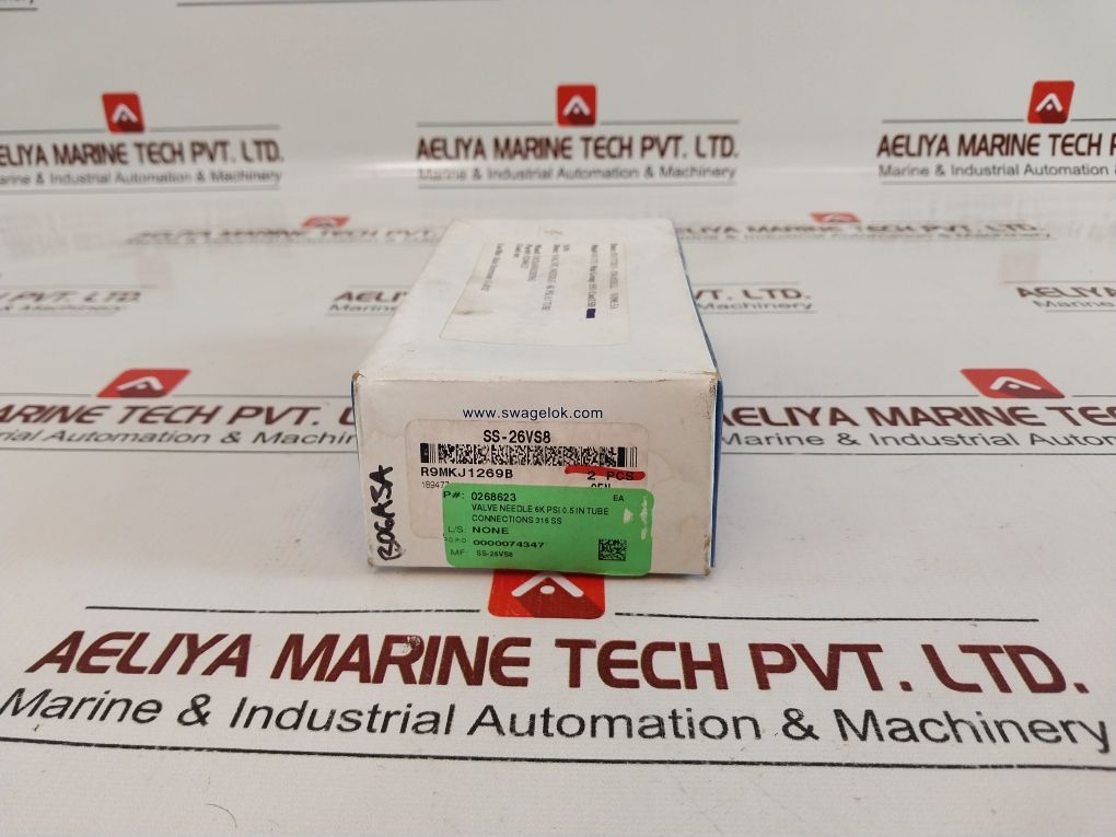 Swagelok Ss-26Vs8 Bonnet Needle Valve