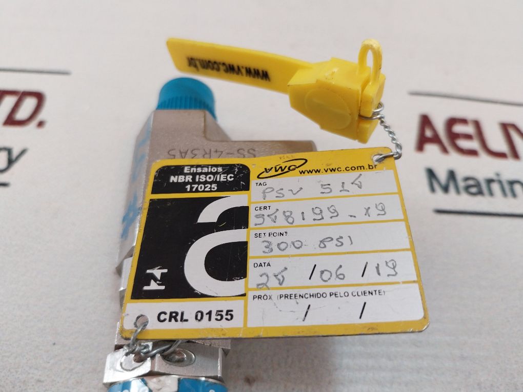 Swagelok Ss-4R3A5 Pressure Relief Valve