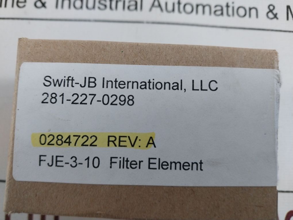 Swift-jb Fje-3-10 Filter Element
