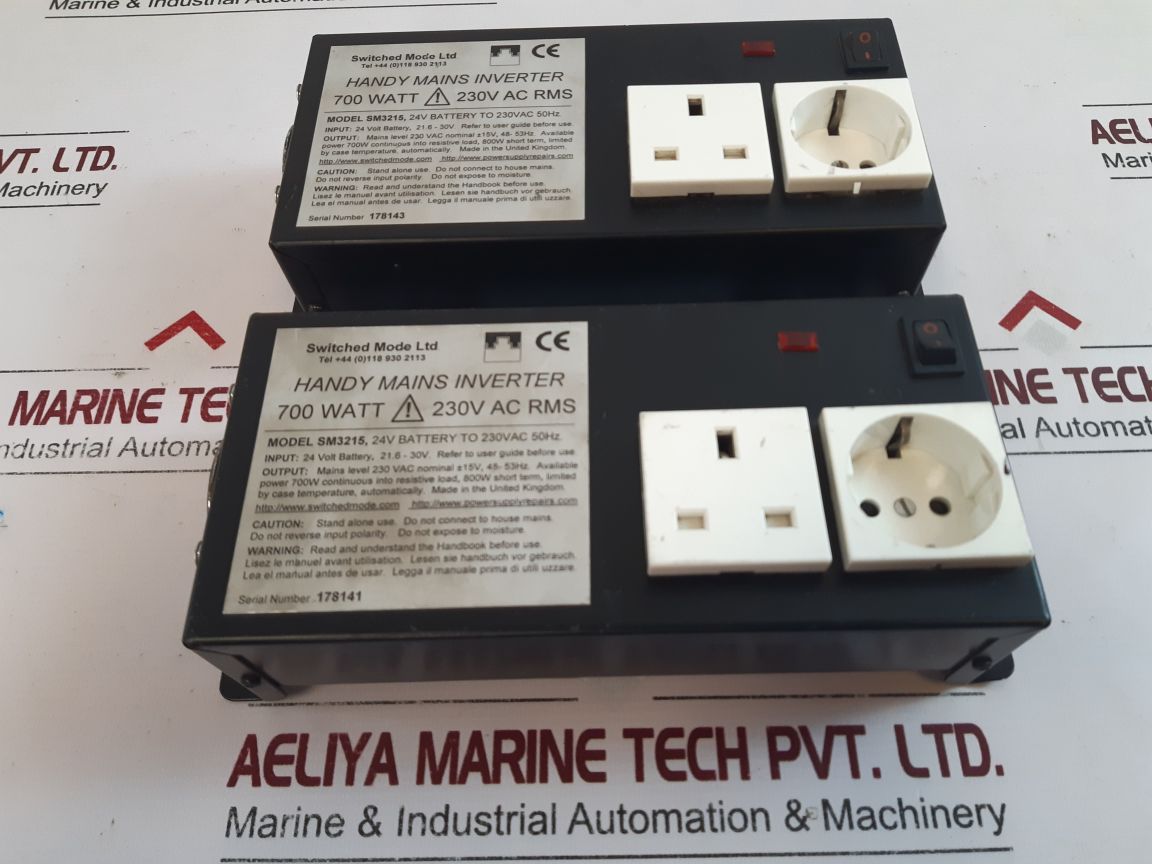 Switched Sm3215 Handy Mains Inverter 700 Watt
