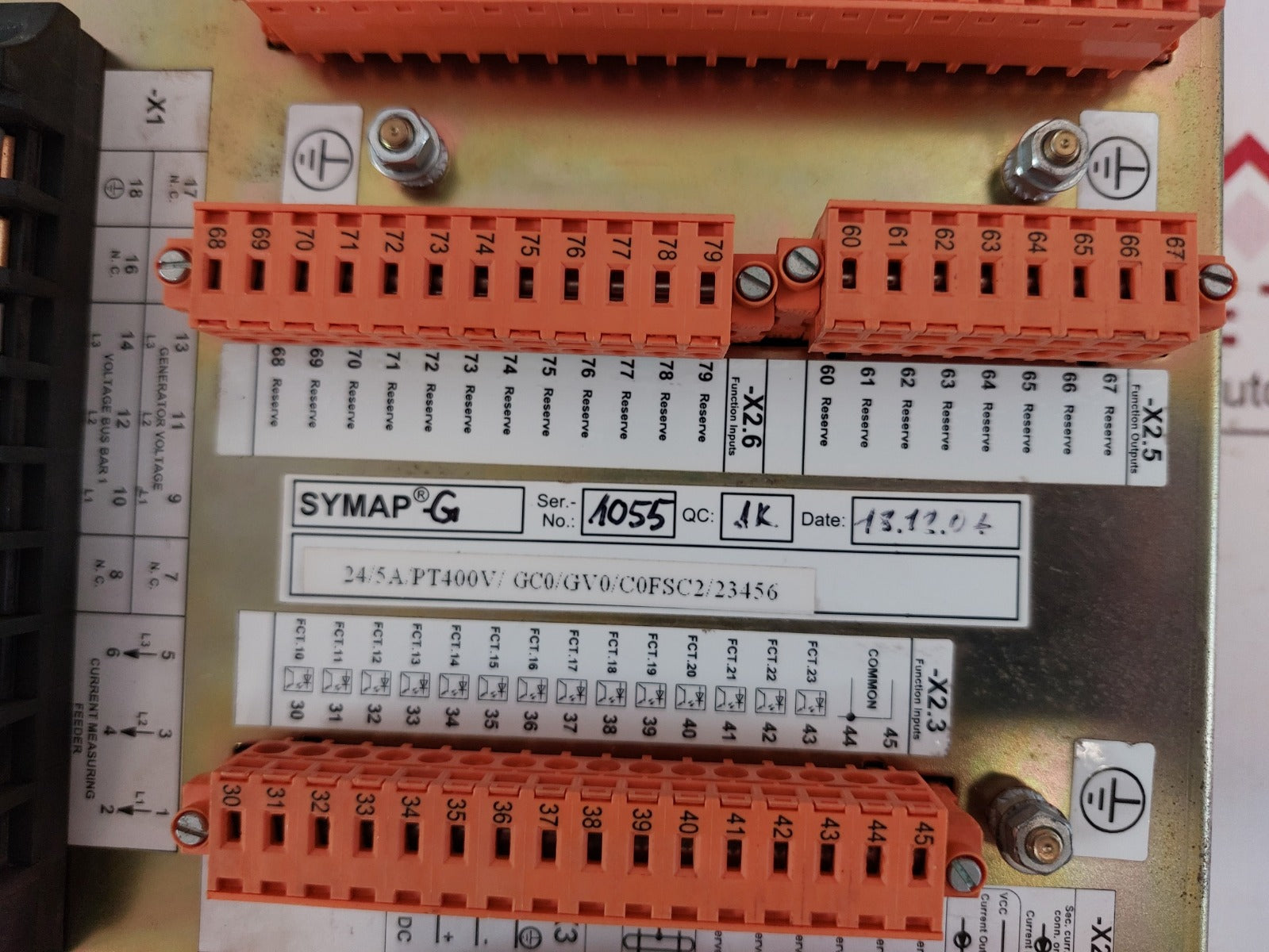 Abb Symap-g Hmi Control Panel 24/5A/Pt400V/Gc0/Gv0/C0Fsc2/23456