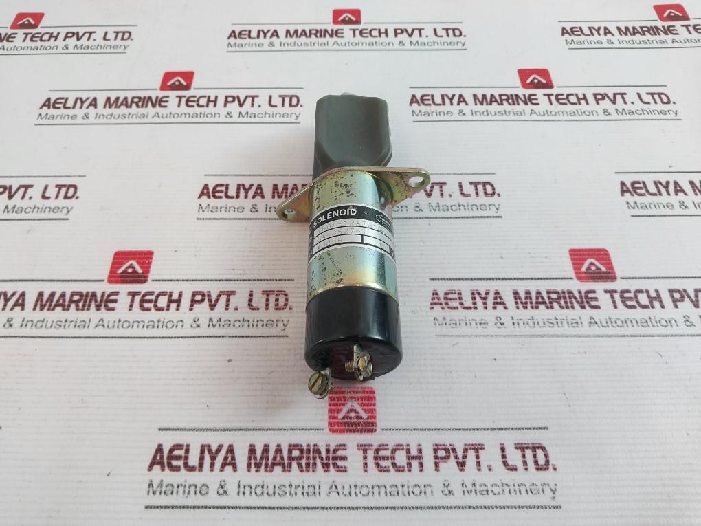 Synchro-start 1504-12A7U1B1 Shutoff Solenoid Sa-3527-t, 12 Vdc
