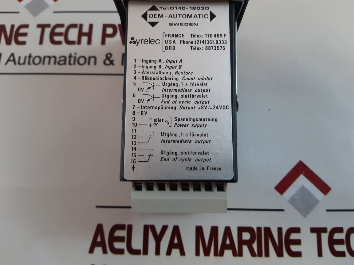 Syrelec 1000 P1 Programmable Logic Controller
