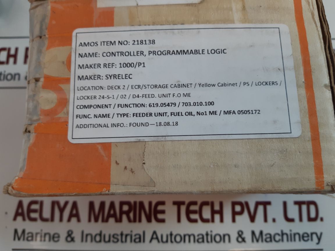Syrelec 1000 P1 Programmable Logic Controller
