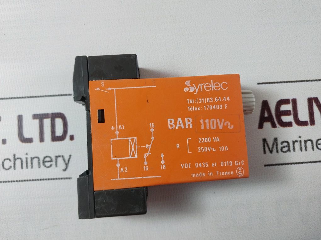 Syrelec Vde 0435 Et 0110 Grc Time Relay