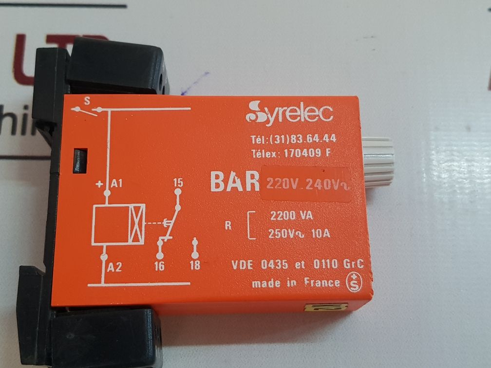 Syrelec Bar 220V 240V Time Relay