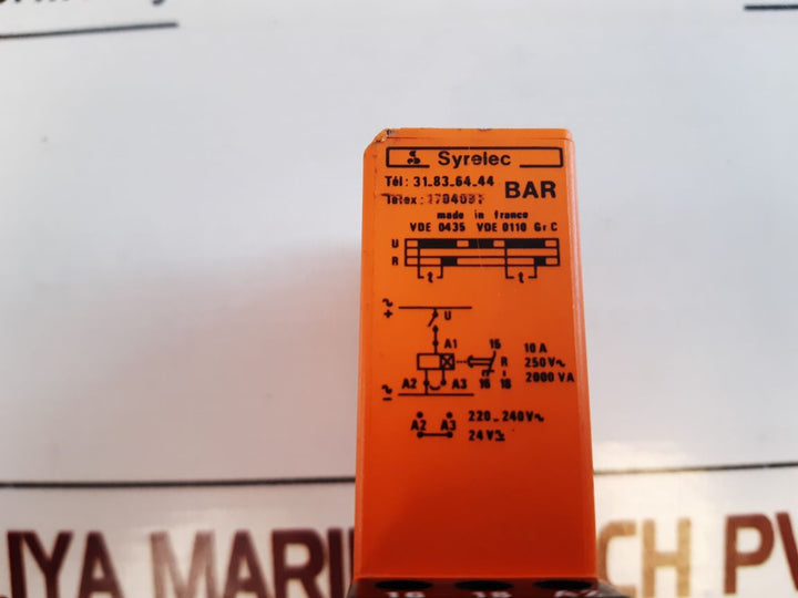 Syrelec Bar Time Relay 220-240V~