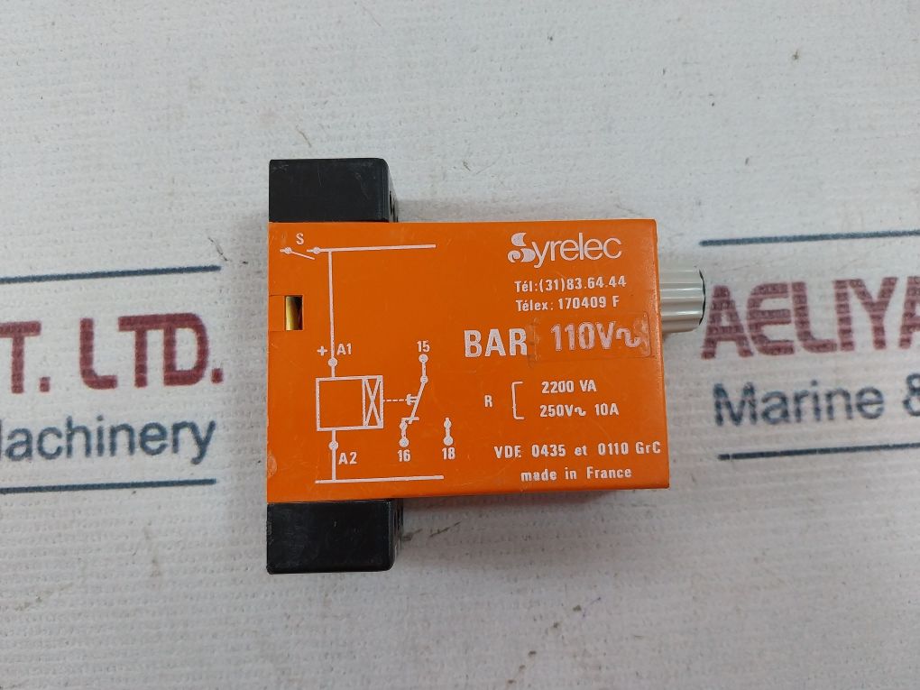 Syrelec Bar Time Relay 250V~ 10A