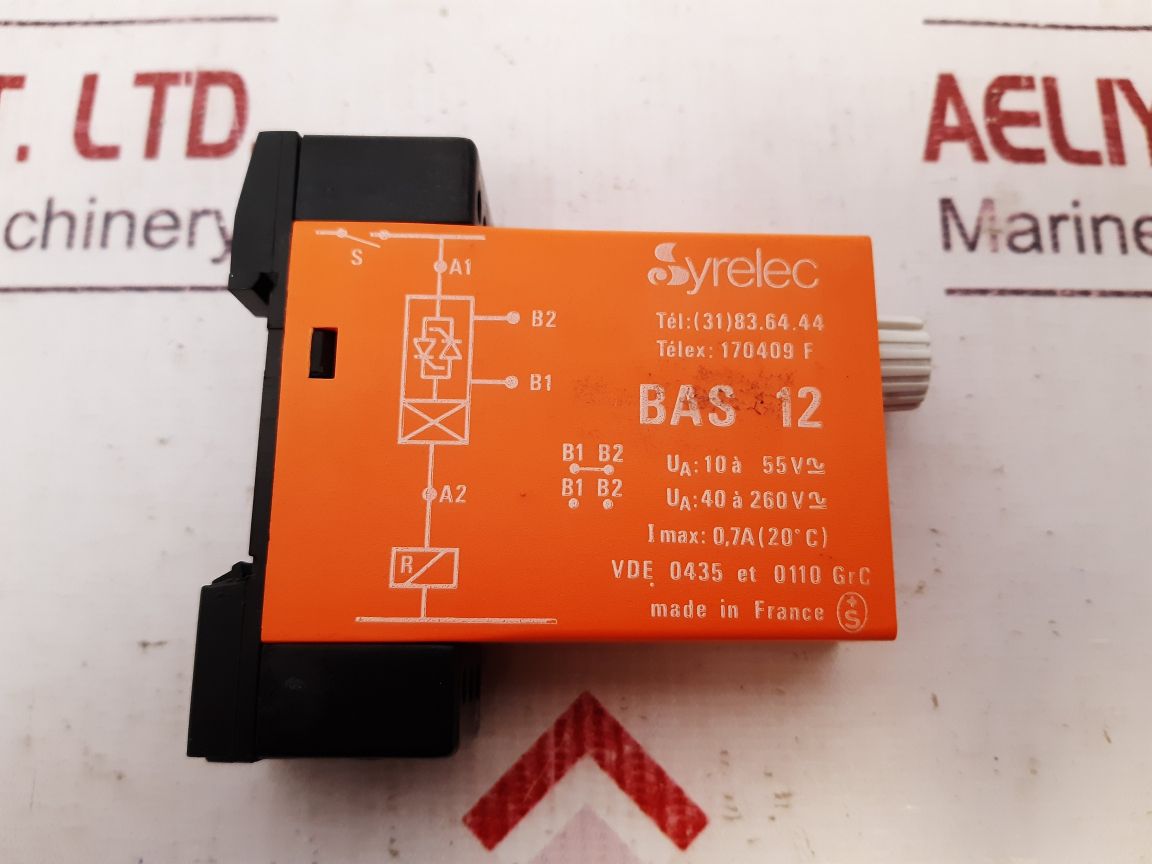 Syrelec Bas 12 Programmator Control Relay