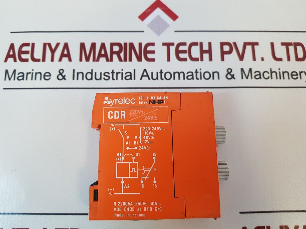 Syrelec Cdr Time Relay 220-240V~/24V~