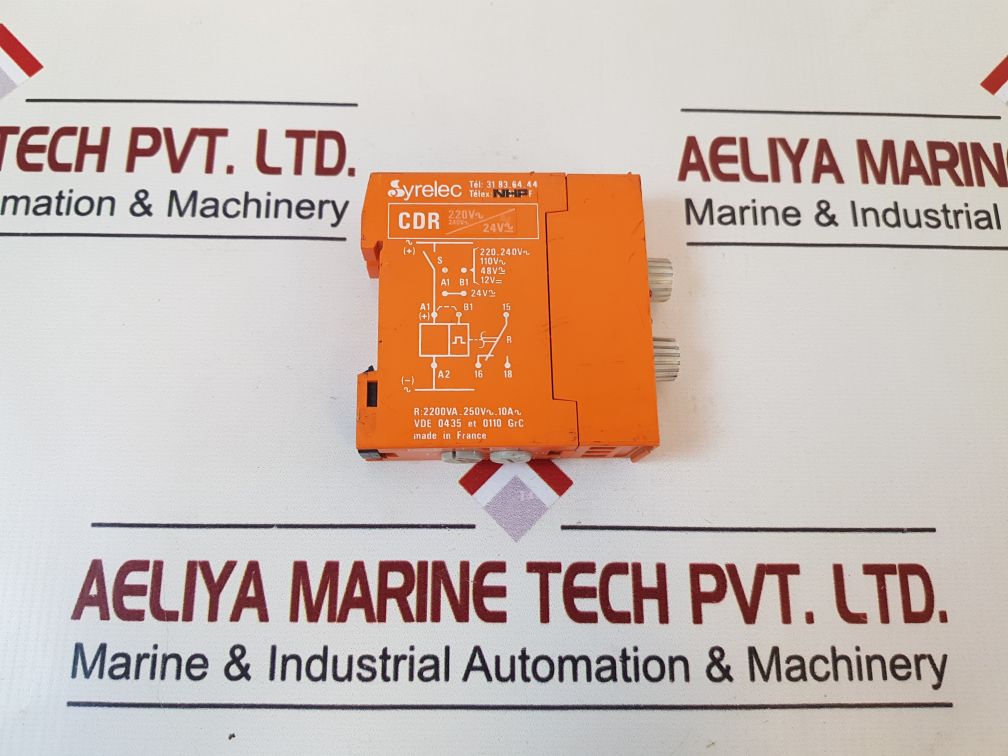 Syrelec Cdr Time Relay 220-240V~/24V~