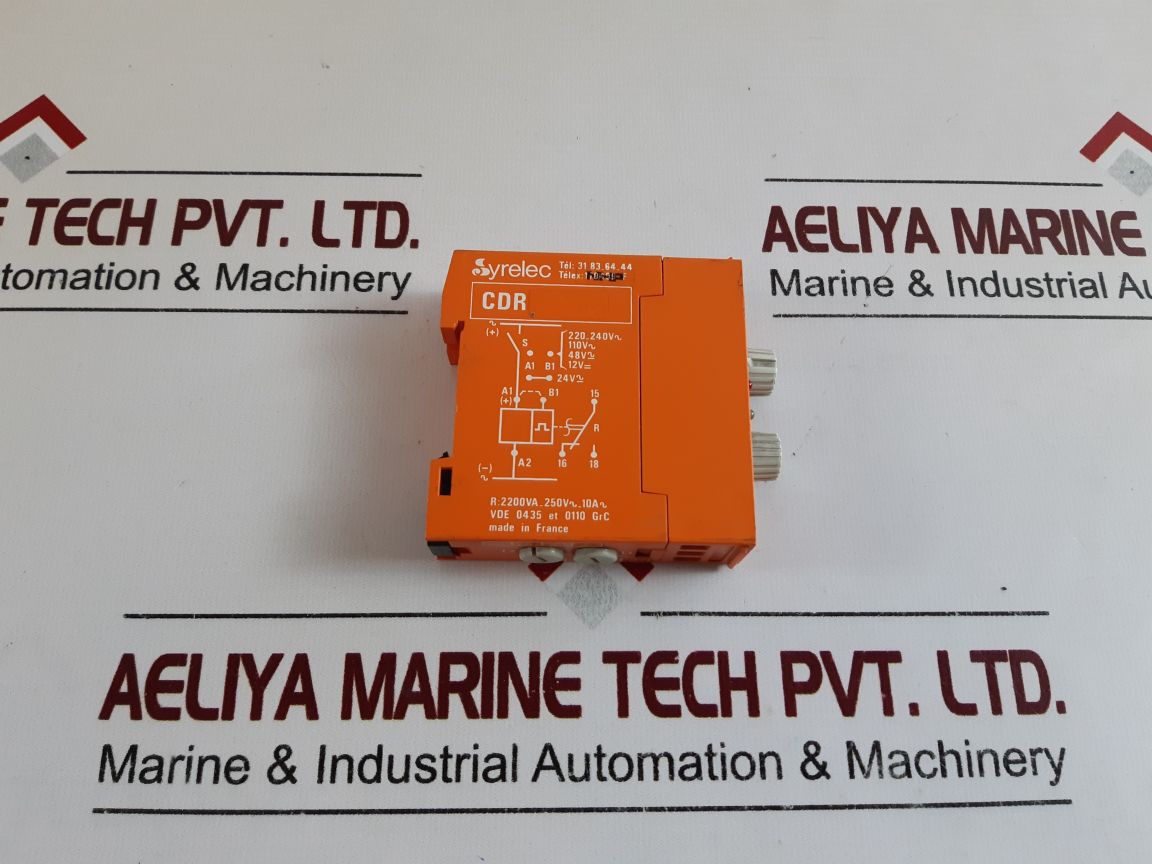 Syrelec Cdr Time Relay Vde 0435 Et 0110 Grc