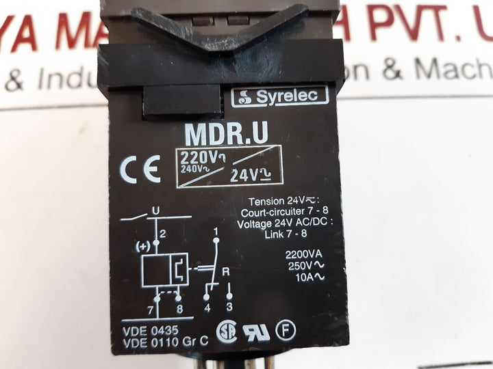 Syrelec Mdr.U Delay Timer Module
