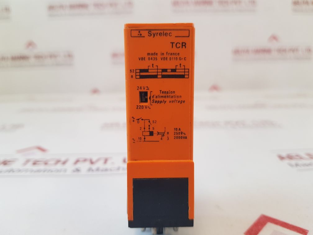 Syrelec Tcr Time Relay 220V~24V~ Free Shipping