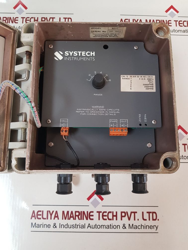 Systech Instruments Ec91 Oxygen Transmitter