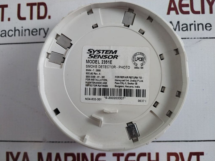 System Sensor 2351E Photo Smoke Detector Rev.A