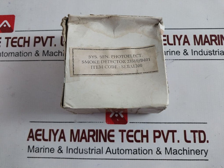 System Sensor 2351E Photo Smoke Detector Rev.A