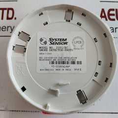 System Sensor 2351/Ec Photoelectric Smoke Detector
