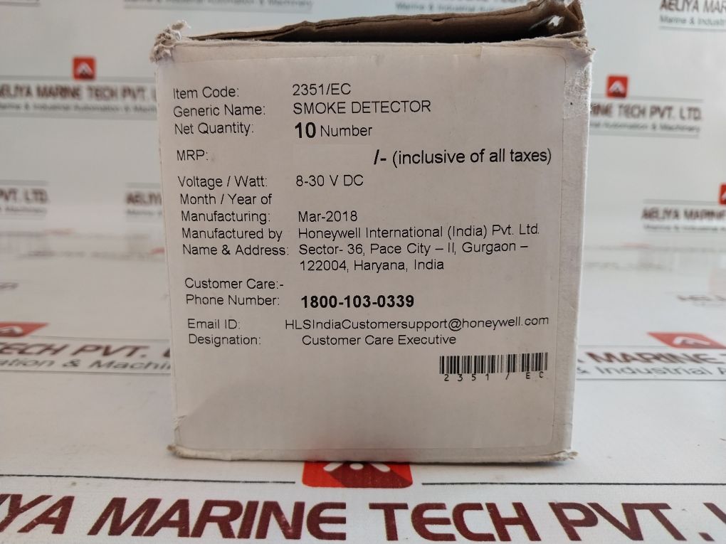 System Sensor 2351/Ec Photoelectric Smoke Detector 