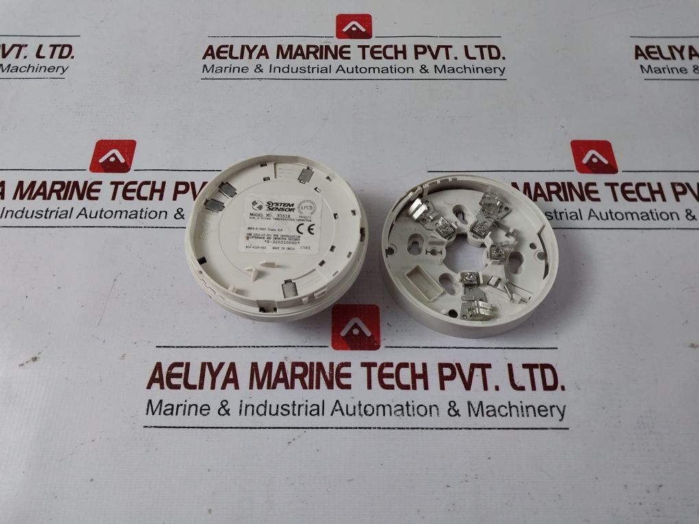 System Sensor 5351E Heat Detector With B401 Base