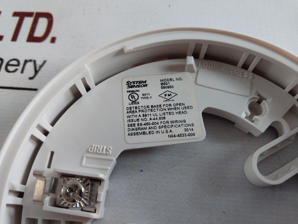 System Sensor B501 Detector Base