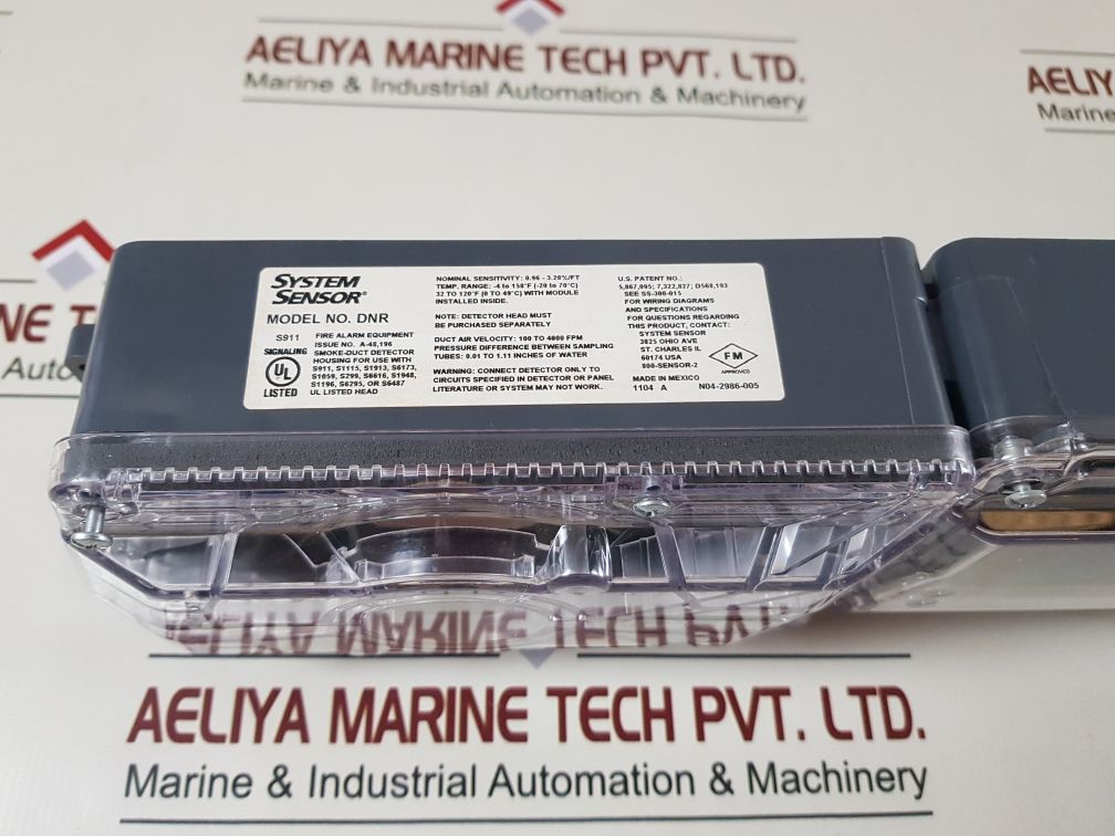 System Sensor Dnr Fire Alarm Duct Smoke Detector