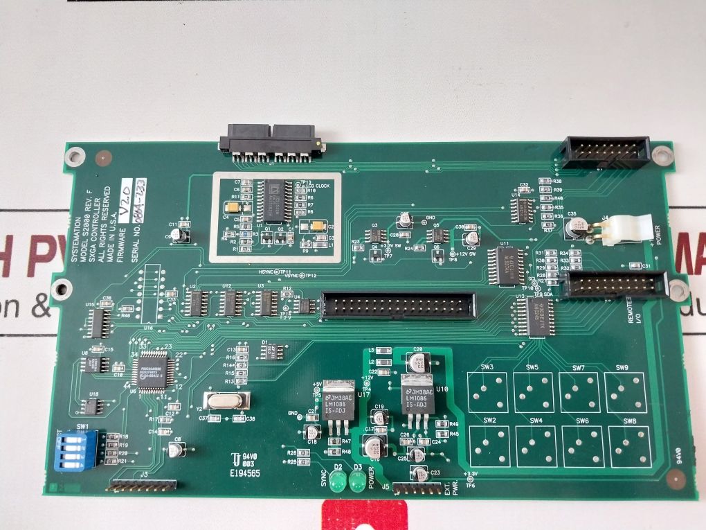 Systemation S2000 Sxga Controller With Pb-02 Set